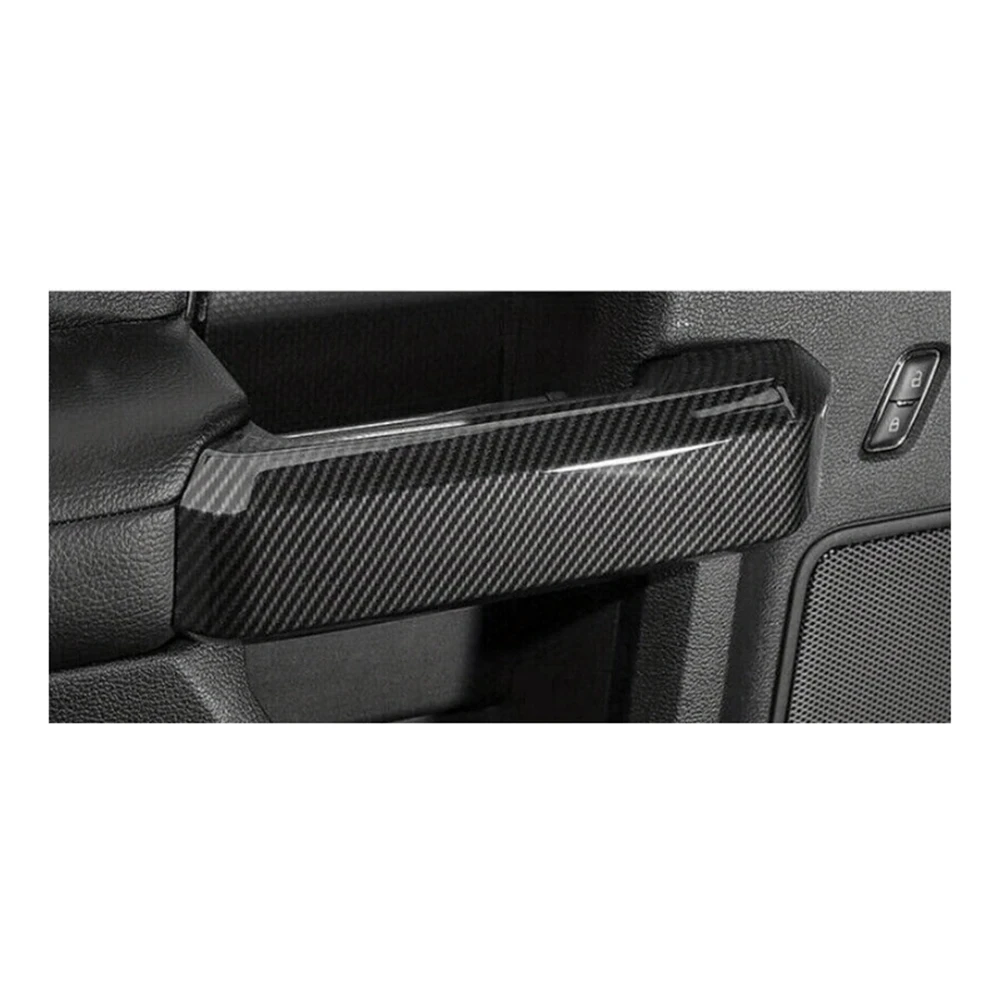 غطاء مقبض الباب الداخلي لسيارة Ford F150 2015-2020، الملحقات الداخلية، أسود -T45C #6