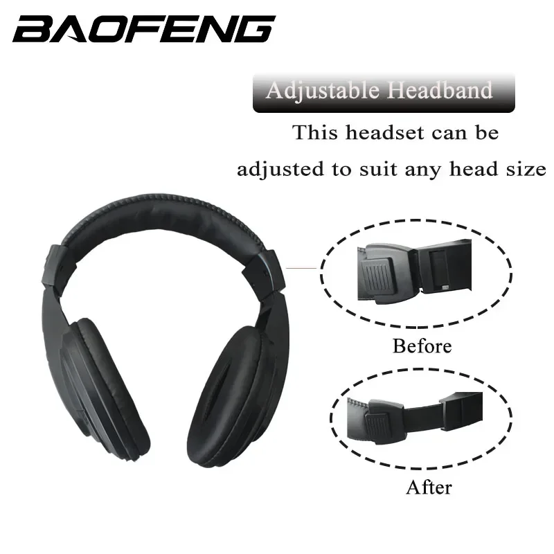 Walkie Talkie Headset Baofeng UV17 Pro Headphone K Type Quansheng UVK58 5RPlus M Type For Motorola GP88 GP68 Radios Accessories