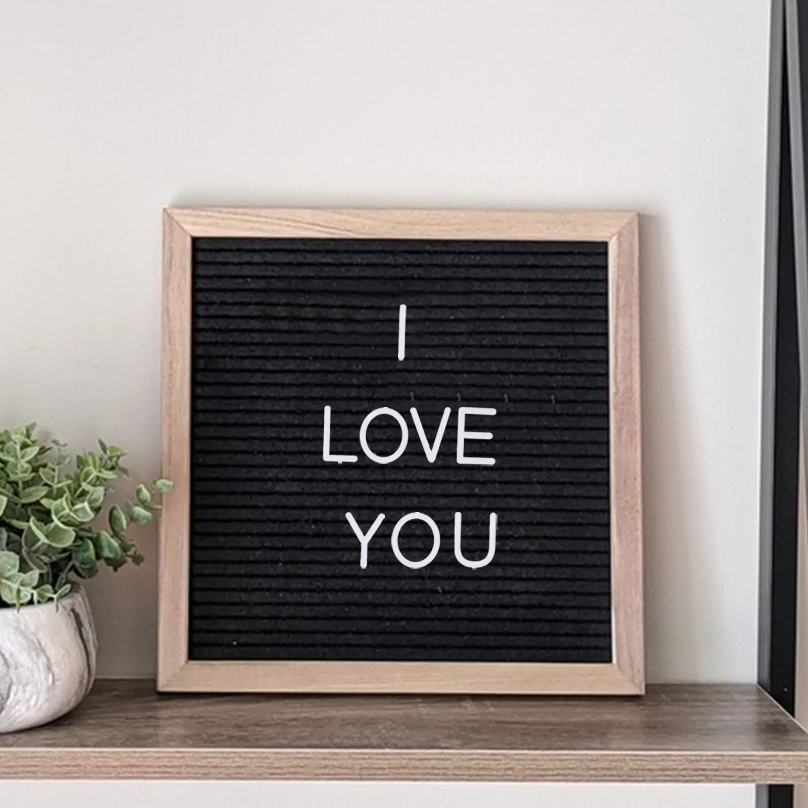 

2 Pcs Felt Letter Message Board Changeable Letters and Numbers Character Bulletin White
