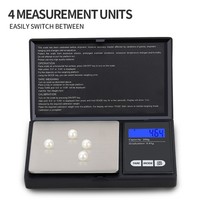 Portable High Precision Electronic Scales Gram Weighting Pocket Scale 0.01g/0.1g Precision with LCD Display Jewelry Scale Gold