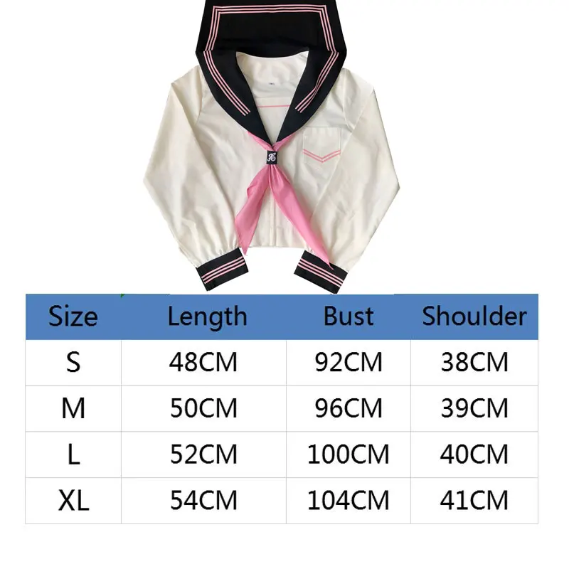 Estudantes japoneses jk uniforme escolar marinheiro terno preto rosa ternos meninas verão mangas compridas topos uniforme escolar lolita roupas