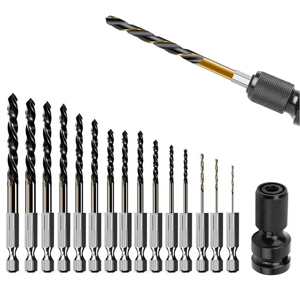 لقم عرقوب سداسية 1.5، 2.0، 2.5، 3.0، 3.2، 3.5، 4.0، 4.2، 4.5، 4.8، 5.0، 5.2، 5.5، 6.0، 6.5 مم لقم ثقب الكوبالت 1 4 بوصة مقبض سداسي