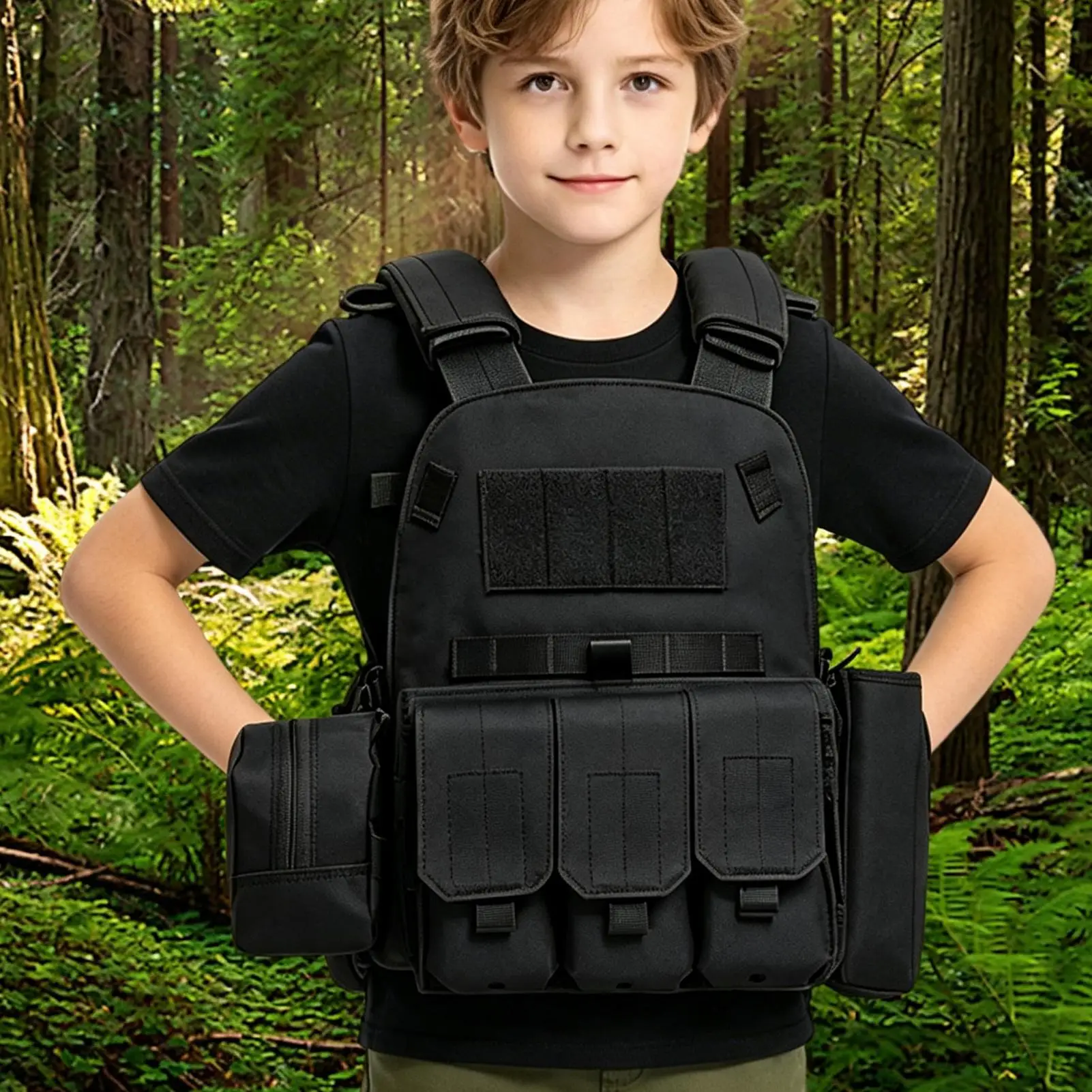 2026 Nylon Tactical Vest Body Armor Hunting Carrier Men Combat Camo Military A rmy Vest Outdoor CS For Paintball Enforcement