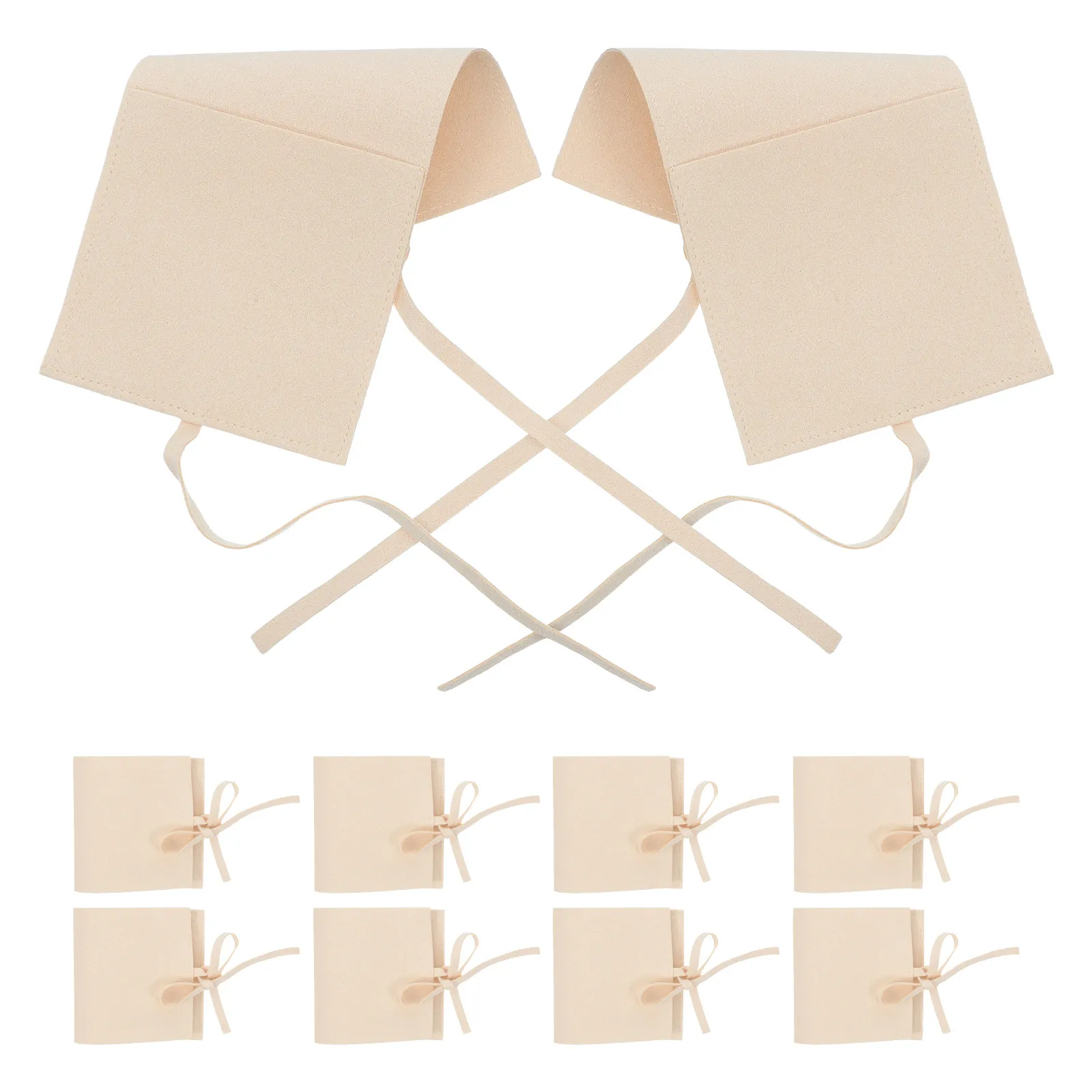 

10Pcs Small Jewelry Bags Envelope Style Microfiber Pouches Soft Storage Organizer for Travel Gift Packaging Necklace Bracelet