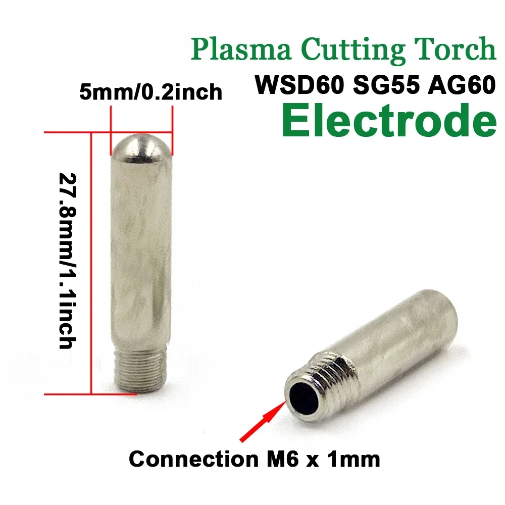 Acessórios de soldagem máquina de corte plasma consumíveis kit bico de soldagem eletrodos acessórios ag60 SG-55 wsd60