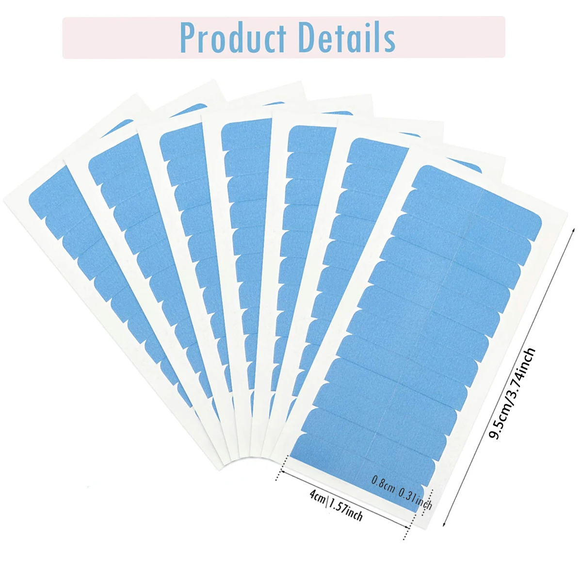 1Sheets Hair Tools Strong Waterproof Adhesive Tape Double Sided Replacement Tape For Hair Extensions Tape Wigs Tape