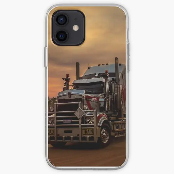 Prime Mover Kenworth Truck At Sunset Iph  Phone Case Customizable for iPhone 11 12 13 14 Pro Max Mini X XS XR Max 6 6S 7 8 Plus