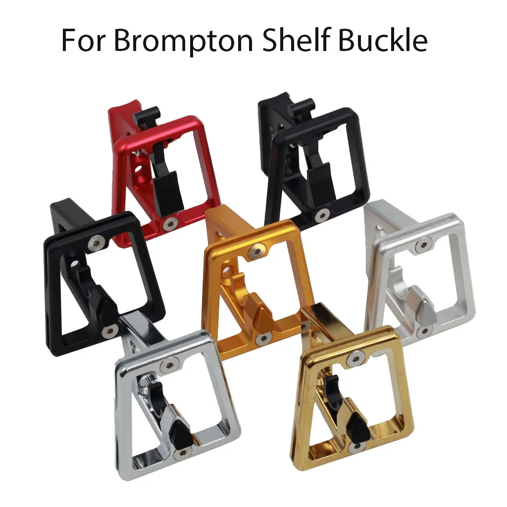 Ruhm For Brompton Pig Nose Bike Packet Bracket Rc7 Folding Bicycle Front Bag Adapter Aluminum Alloy Electroplated Ultralight