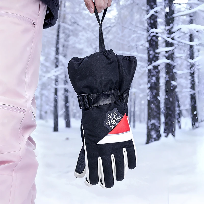 Nuovi guanti da sci antivento per uomo e donna Guanti da snowboard caldi e spessi per esterni Motociclismo Sport Ciclismo Autunno Inverno