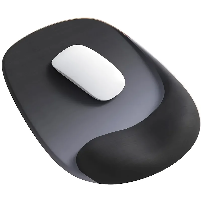 Ergonomisches Mauspad mit Gel-Handgelenkstütze – hochwertiges Lycra-Gewebe, rutschfest, perfekt für Laptops und Desktops, ideal für das Büro