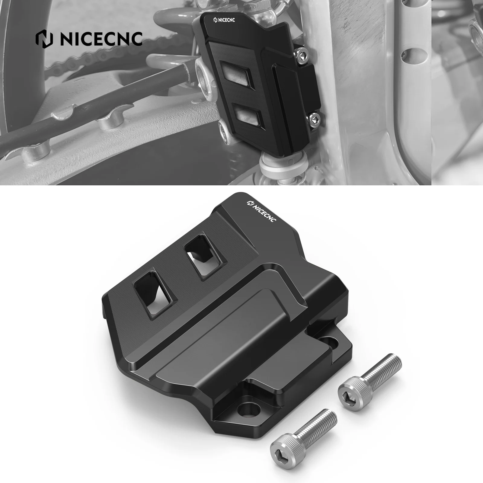 

NICECNC For Stark Varg MX For Stark Varg EX 2024-2025 Motocross Rear Brake Master Cylinder Guard Aluminium Electric Dirt Bike