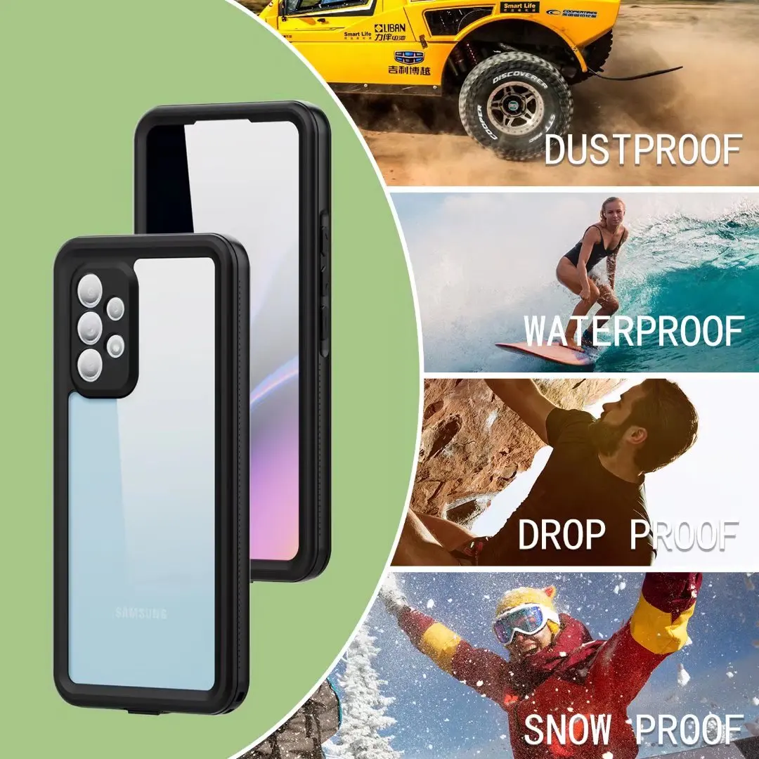Professional Waterproof Case for Samsung A25 A24 A15 A14 A34 A54 A13 A33 A53 A12 A22 A32 A42 Extreme Diving IP-68 Phone Cover
