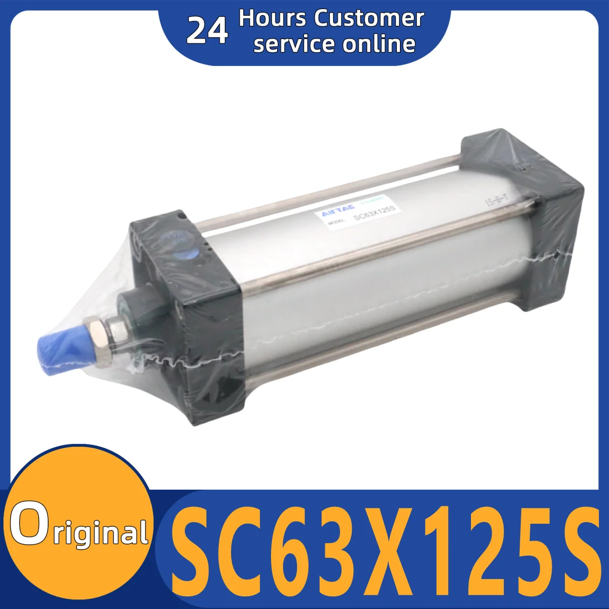 

Brand new original standard cylinder SC63X125S SC63X150S SC63X175S SC63X200S