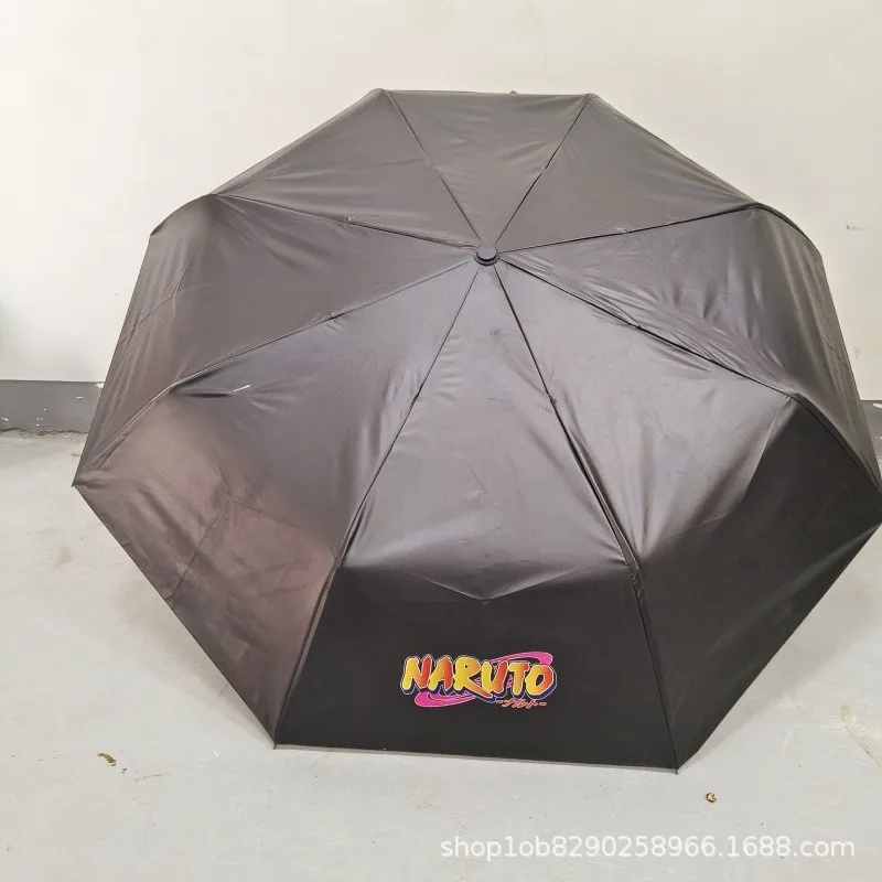 Anime Umbrella Fully Automatic Sunny Umbrella Akatsuki Itachi Sasuke Animation Peripheral Cartoon Creative Parasol Gift