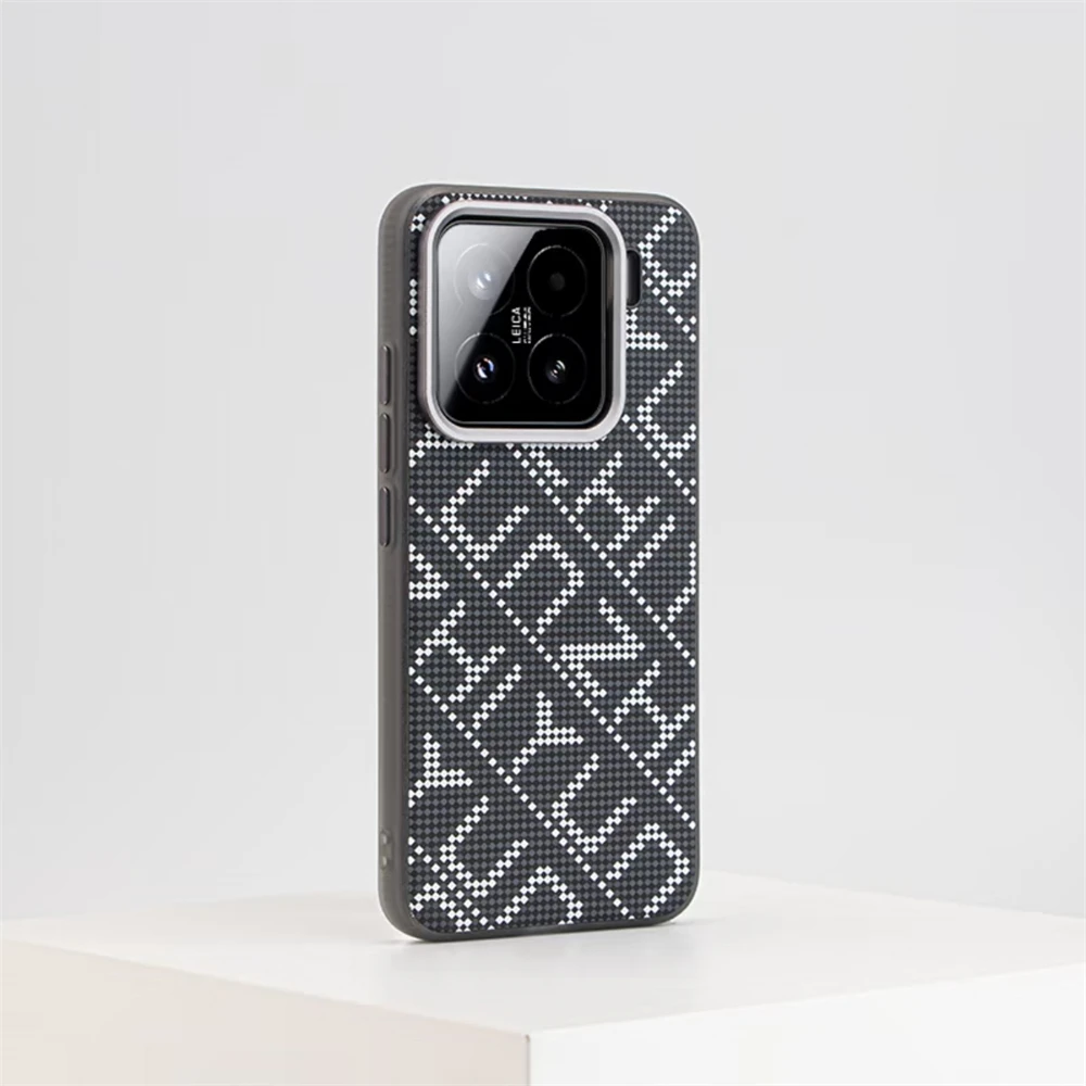

Fashion Letter Pattern MagSafe Phone Case For Xiaomi Mi 15 14 Pro Magnetic Wireless Charging Matte Shockproof Cover for Mi 15pro