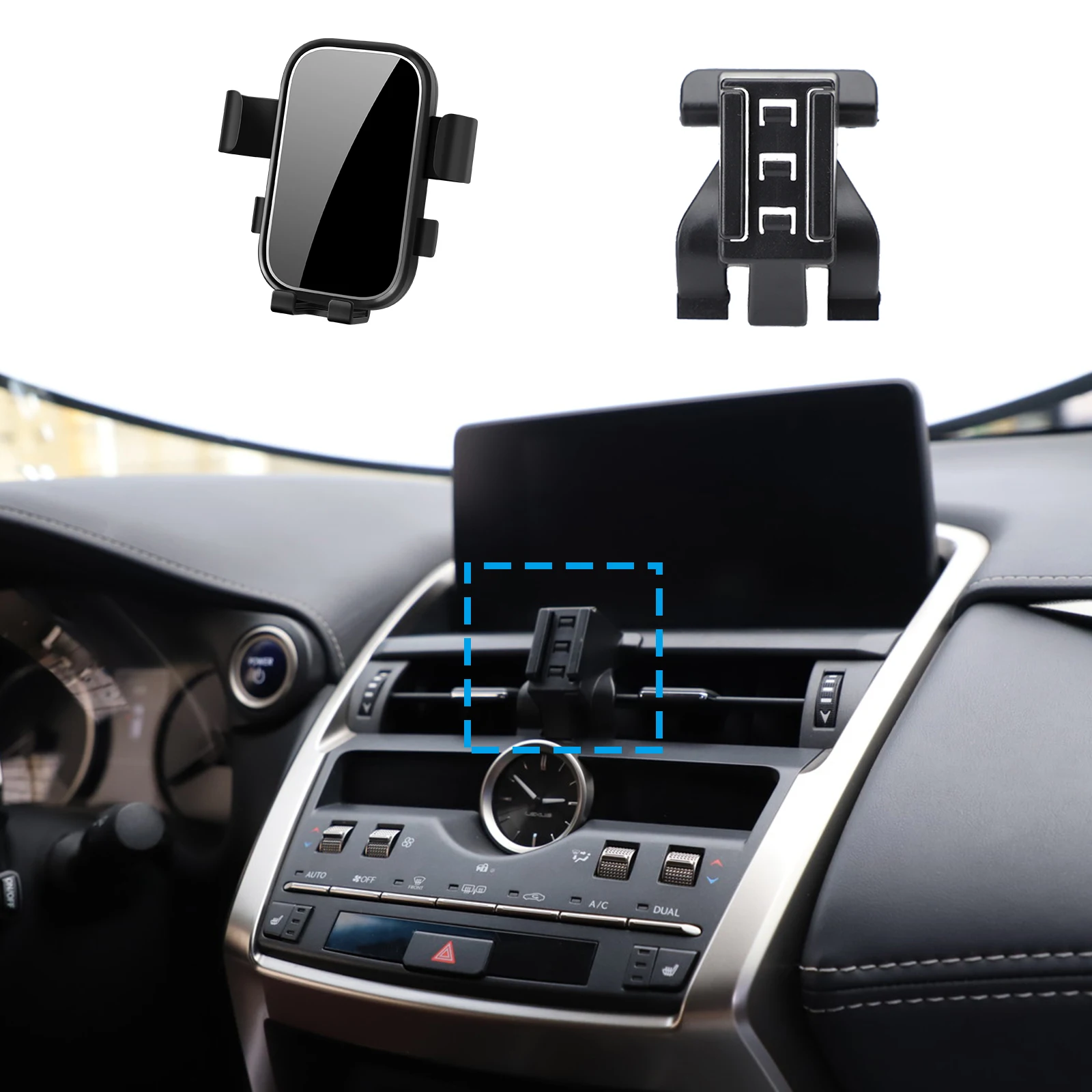 

GPS Bracket Navigation Car Mobile Phone Holder Stand Auto for Lexus NX 200t 200 2014 2015 2016 2017 20018 2019 2020 2021