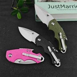 Mini KS 3800 Folding Knife Stainless Steel 8Cr13Mov Blade Nylon Fiberglass Handle Outdoor EDC Multi-function Knife Bottle Opener