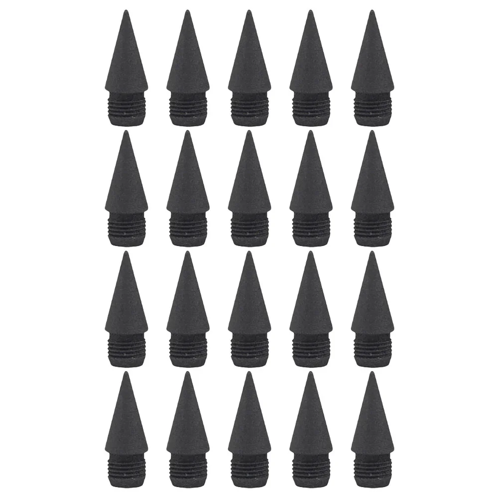 

20 Pcs Portable Replacement Pencil Tip Child Lead Pencils Everlasting Graphite Inkless Nibs