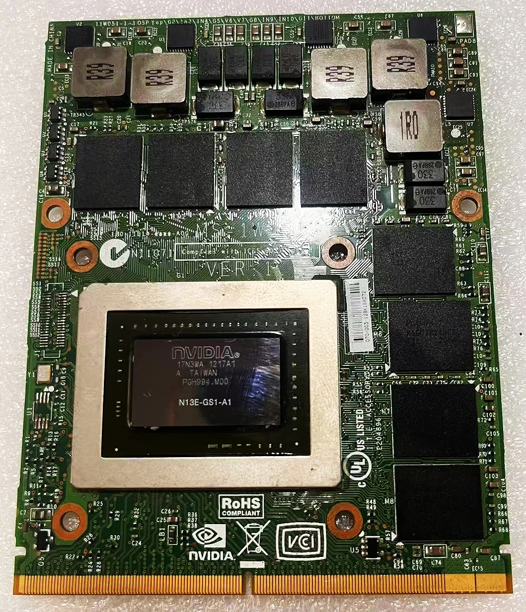 

gtx675m ms-1w051 для m18x r2 gt60 x511 тест ок