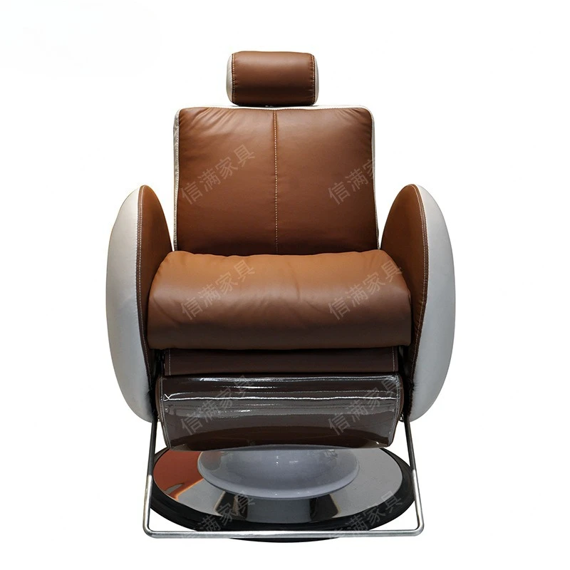 Light luxury barbershop hairdressing chair, salon hair salon special liftable hair cutting chair, Internet celebrity electric na