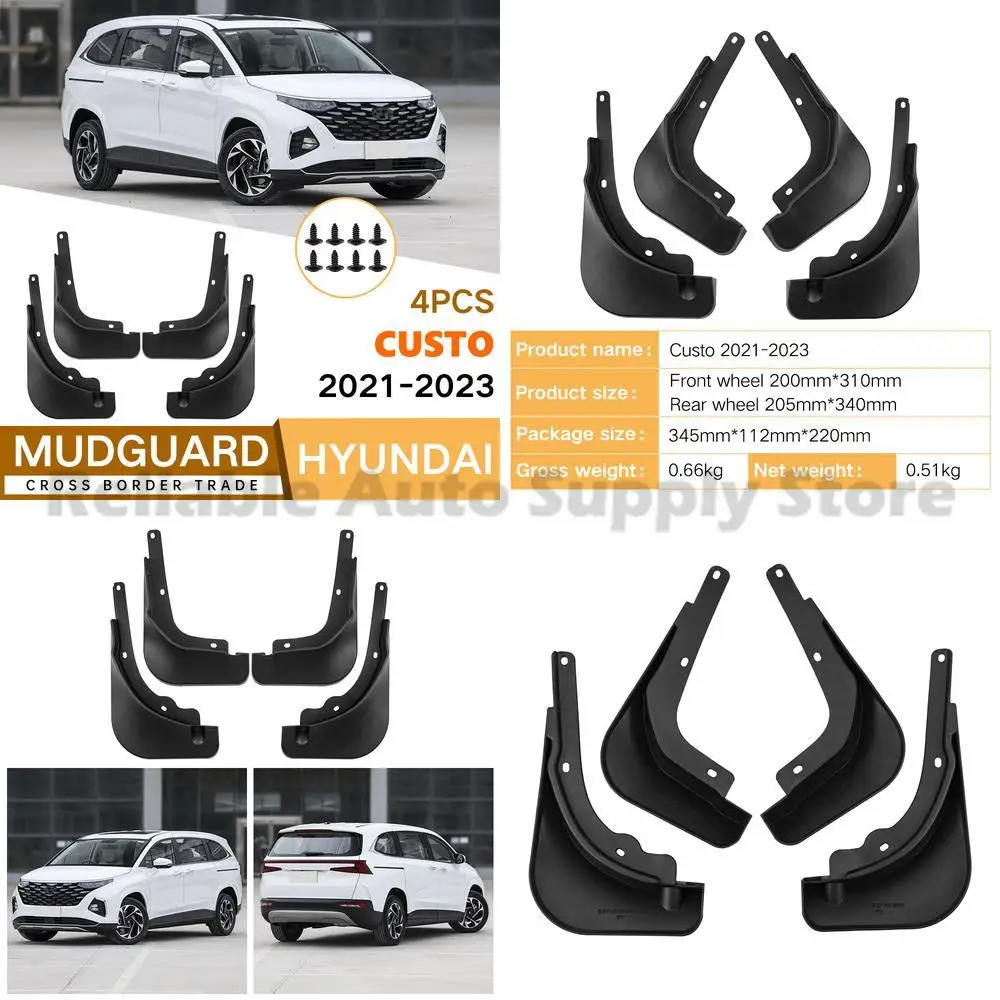 

For Hyundai Custo 2021-2023 Mudguard Trim Front and Rear Car Accessories Best Selling Premium Quality Durable Design Top Rated P