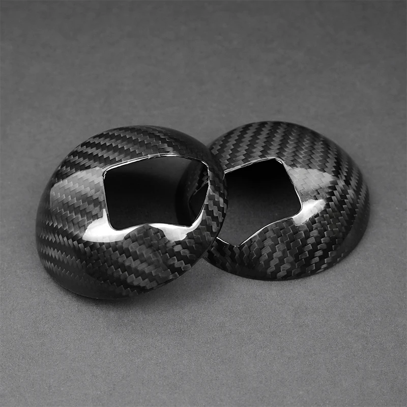 

Наружные аксессуары из настоящего углеродного волокна, украшение для внутренней дверной ручки для Fiat 500 ABARTH 595 695, все модели