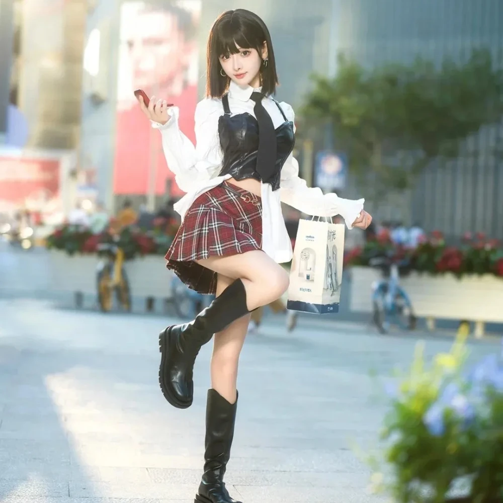 

Rⅰn Jo cosplay costume Link Click JK Kimono Uniform for Halloween Christmas Party Masquerade Anime Shows