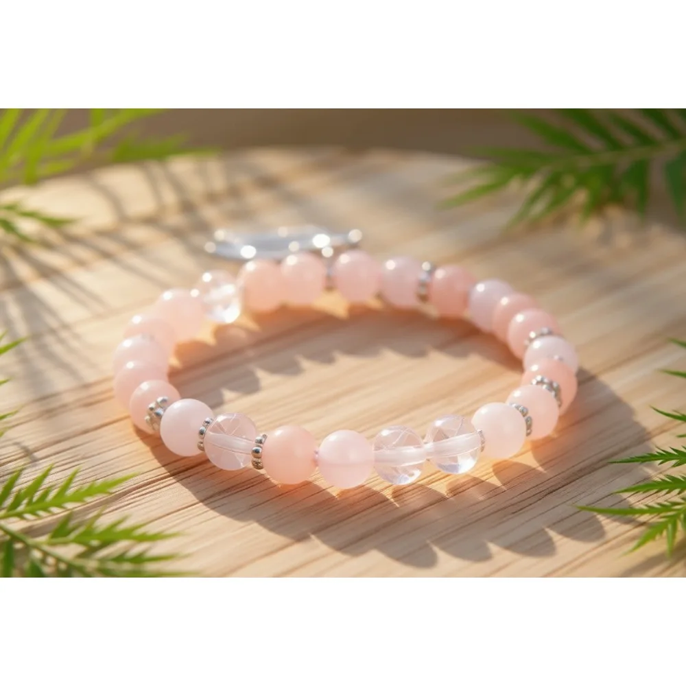 

Многослойные эластичные браслеты из хрустальных бусин для женщин, в стиле бохо, с подвесками в виде листьев из натурального камня