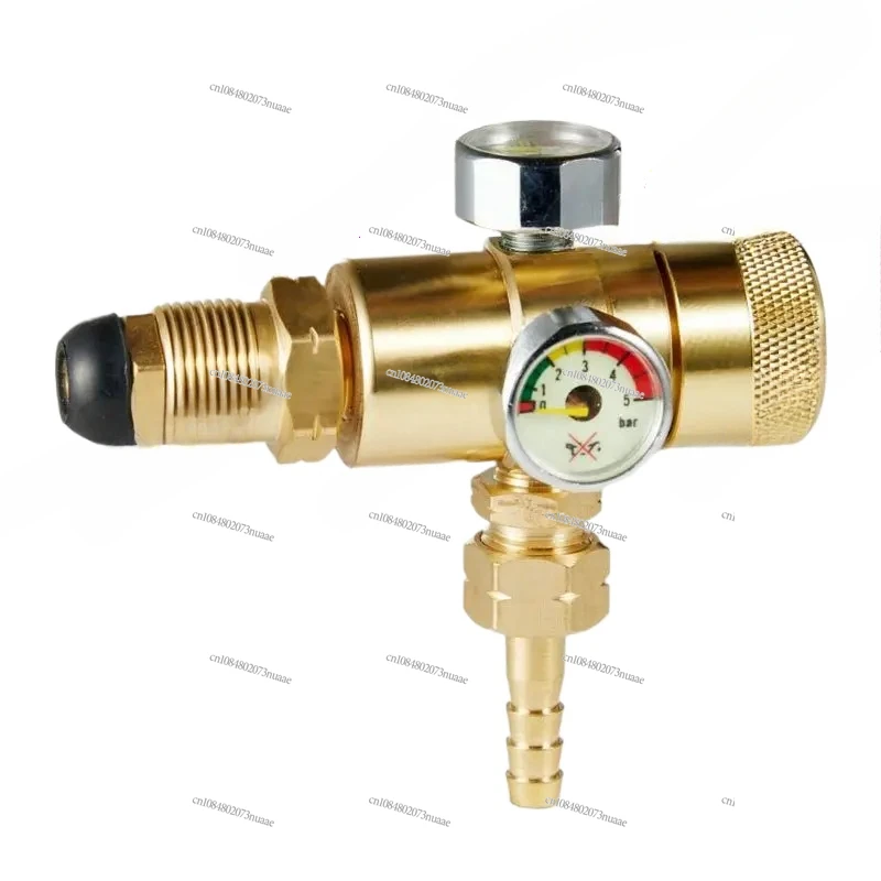 Alloy Mini Oxygen Regulator Oxygen Pressure Reducing Regulators Valve G5/8 Oxygen Pressure Reducer Anti Fall Welding Gas Meter