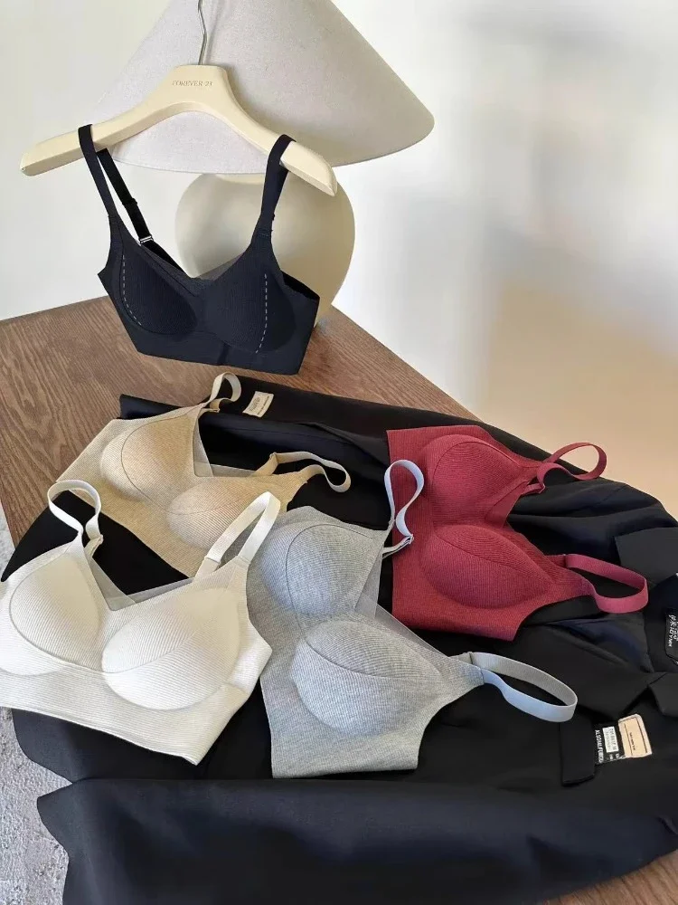 حمالة صدر MOYISU الحرارية للنساء، ملابس داخلية شتوية لاسلكية مضادة للترهل، دعم رفع مزدوج، أشرطة كتف ناعمة مريحة للاستخدام اليومي