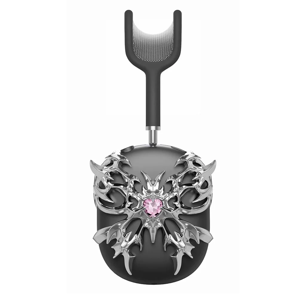 

Suitable for Airpods Max headphone protective case Nirvana heart butterfly inlay electroplated mirror protective cover