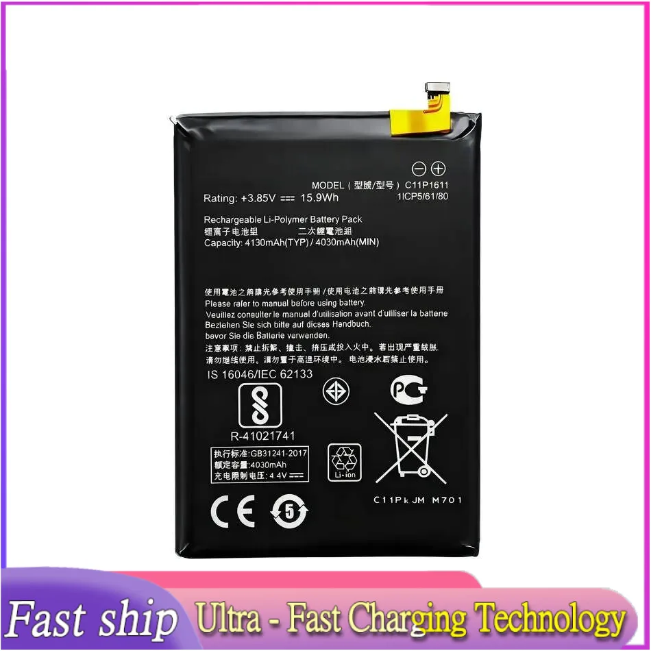 

C11P1611 Reliable Power Supply For Asus Zenfone 3 Max Z3 ZC520TL Mobile Phone Battery 4130Mah