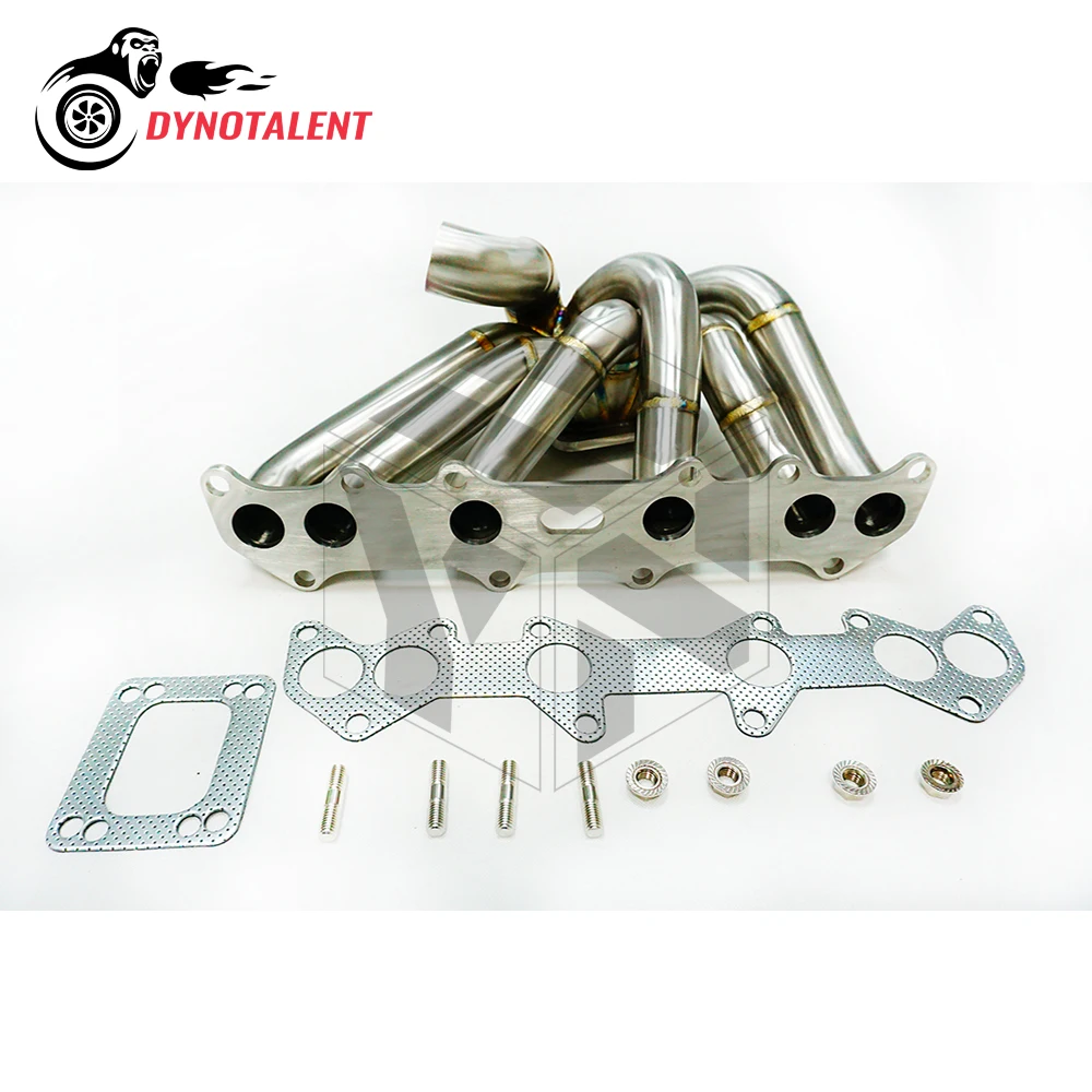 DYN RACING  3mm UPGRADE T3T4 Flange STEAM PIPE MANIFOLD For 1JZGTE 1JZ VVTI  1989-1993