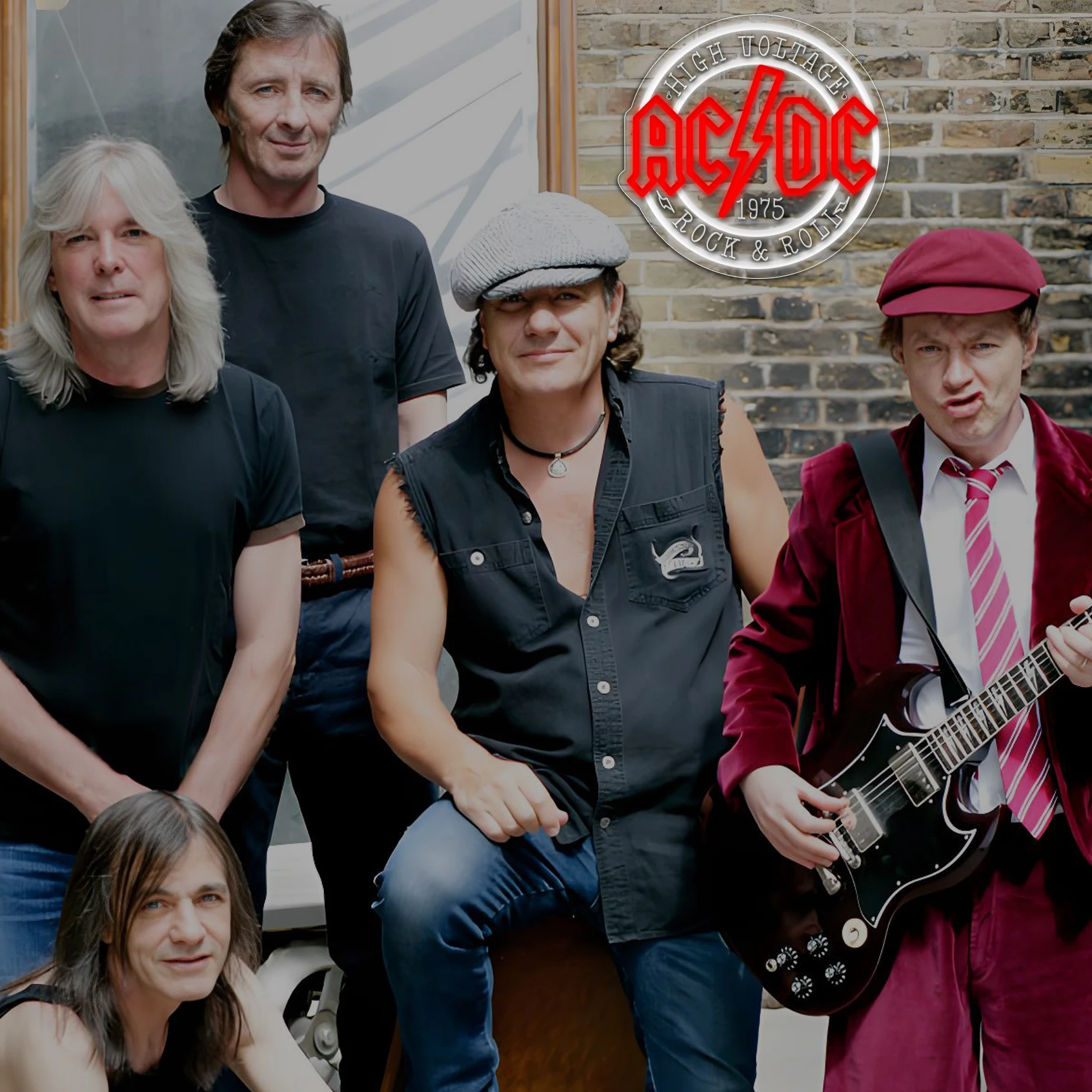 1 علامة نيون لموسيقى الروك AC/DC 1975، مناسبة للحانات المنزلية والحاضنات وغرف الترفيه وغرف الألعاب وجدران المرآب #4