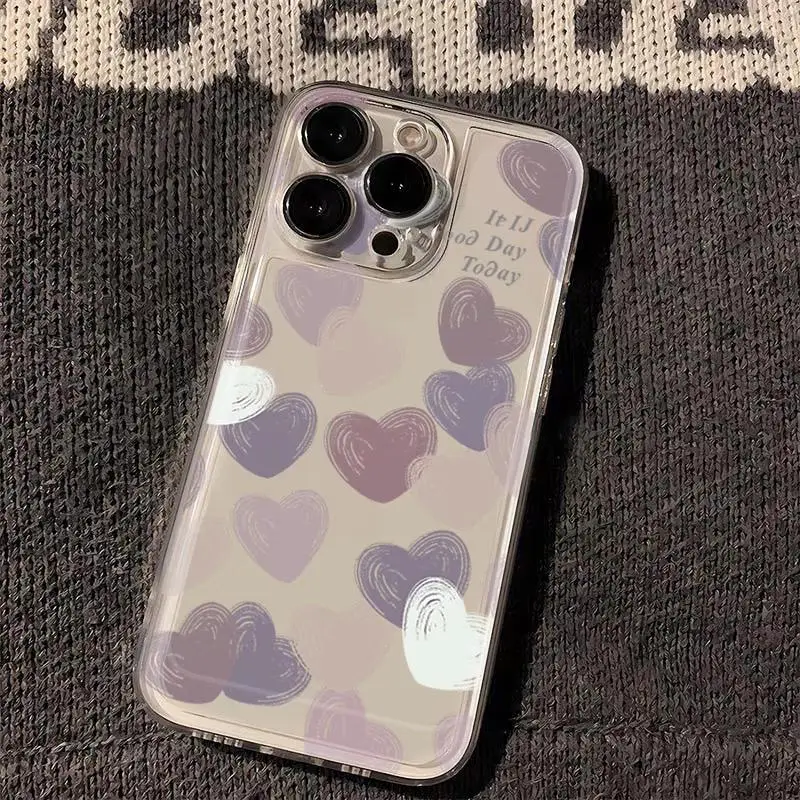 Love Heart Phone Case for OPPO Reno 7 4G 12 11 10 Pro Plus 11F 12F 5 6 Lite A78 A79 A98 A38 A18 A58 A60 A57 A77 A16 A17 A3 Pro