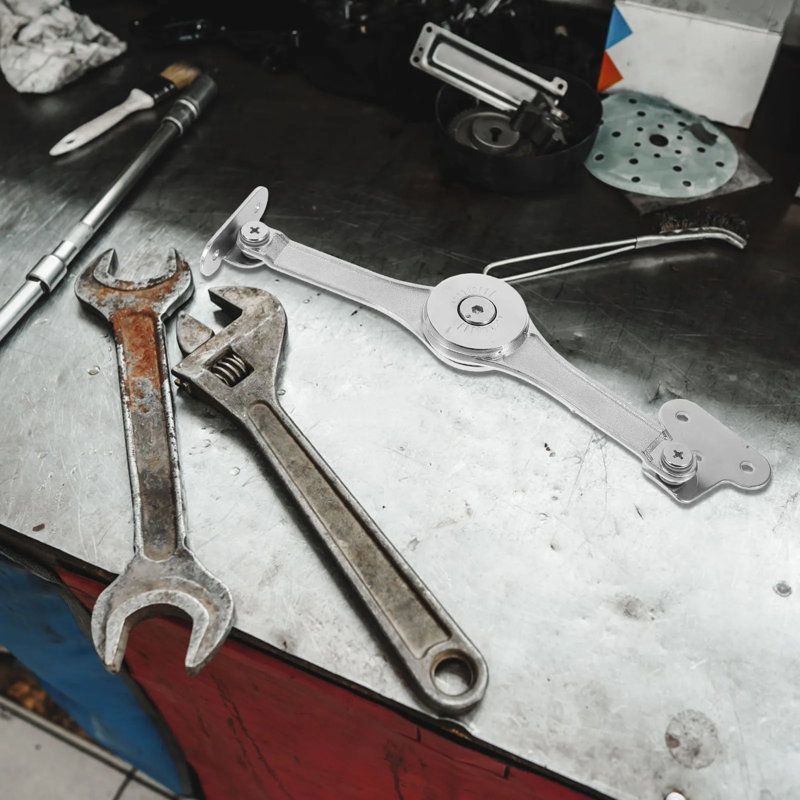 

2pcs Zinc Alloy Cabinet Hinge Heavy Duty Lid Stay For Wardrobe Closet Door Folding Furniture Support Soft Close Lift