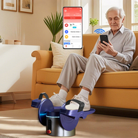 Portable Rechargeable Office Under Desk Elliptical Peddler Trainer for Seniors Mini Exercise Bike with Smooth Pedal System 1