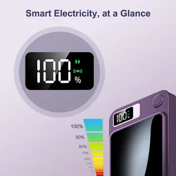 10000mAh powerbanka magnetická bezdrátová nabíječka PD 22,5W rychlé nabíjení pro iPhone 15/14/13/12/Pro Max/Pro/Plus/Mini/AirPods 3/2 10 nejlepší prodej Powerbanka Miniso 10000 mAh - №2