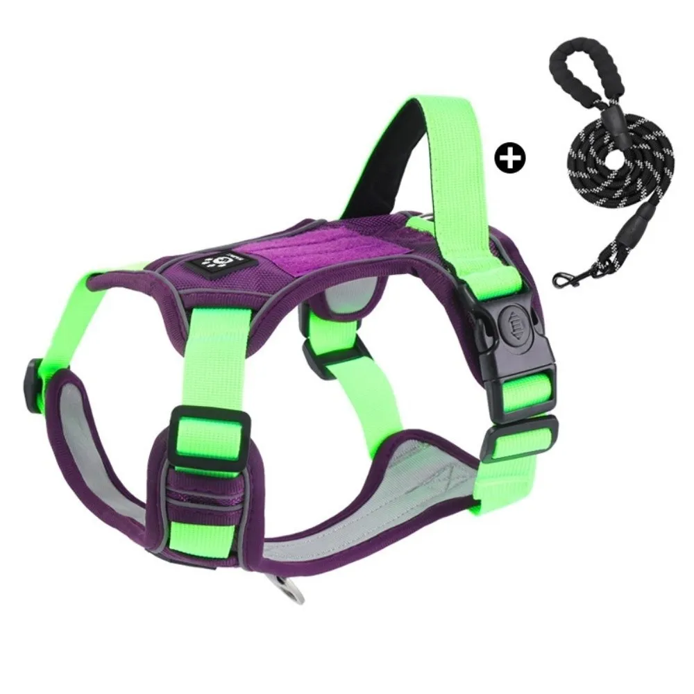 

Lightweight Multi-Point Adjustment Anti-Pull Dog Harness Comfortable Breathable Pet Vest Reflective Dog Chest Strap Daily Walks