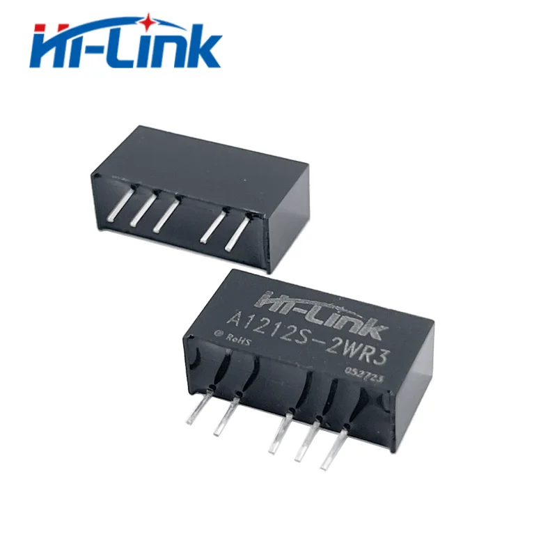 2Pcs/Lot HiLink DC DC 2W 12V A1212S-2WR3 Step Down Power Supply Module Smart Home Power Converter Module 12V Output Isolation