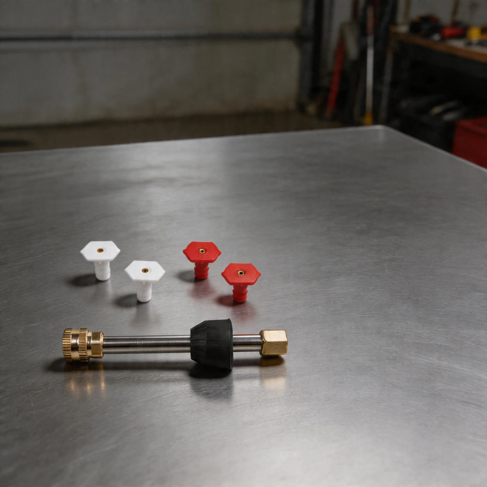 Pressure Washer For Lance Spray Adapter for Hose to Nozzle Linkage with Metal Construction and Reliable Sealing