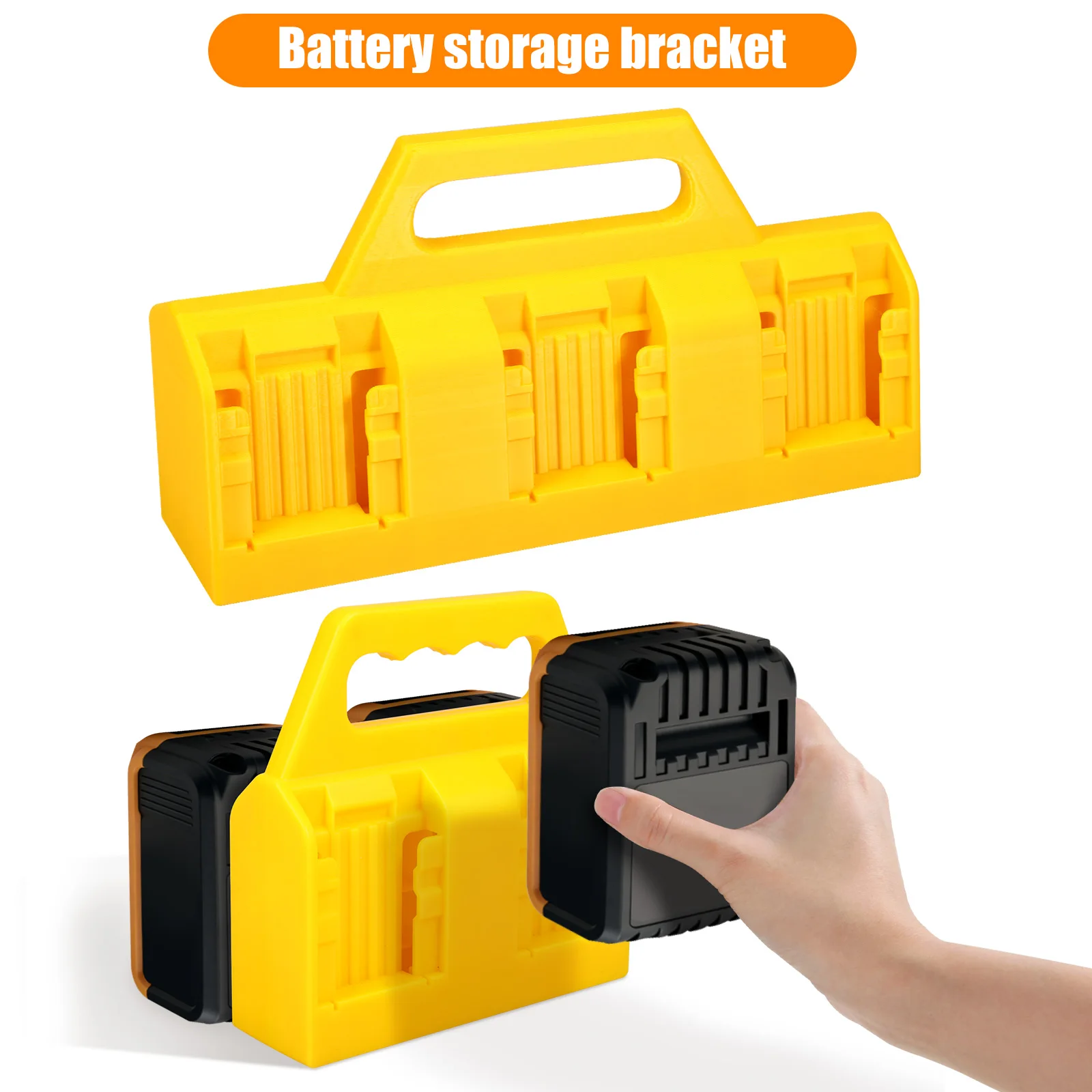 4/6 Slot Compact Portable Battery Holder Charging Protection