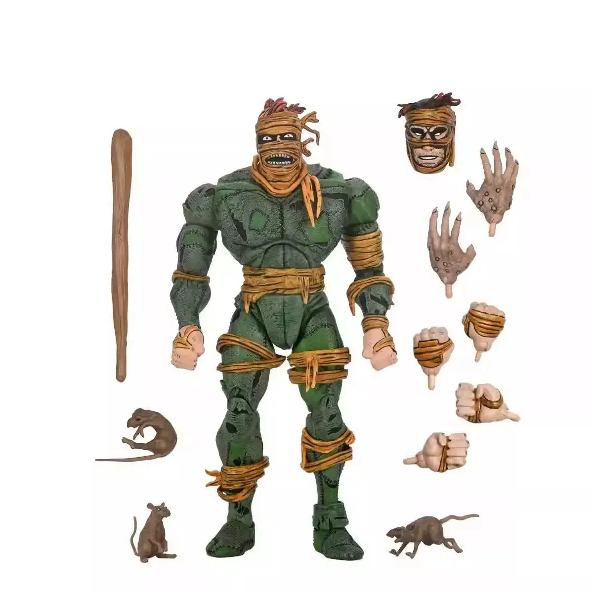 Nuovo In Magazzino Originale Neca Ninja Il Re Ratto Anime Figura Eastman E Lairds Neca 54371 Action Figure Bambola Giocattoli Per Bambini Regalo