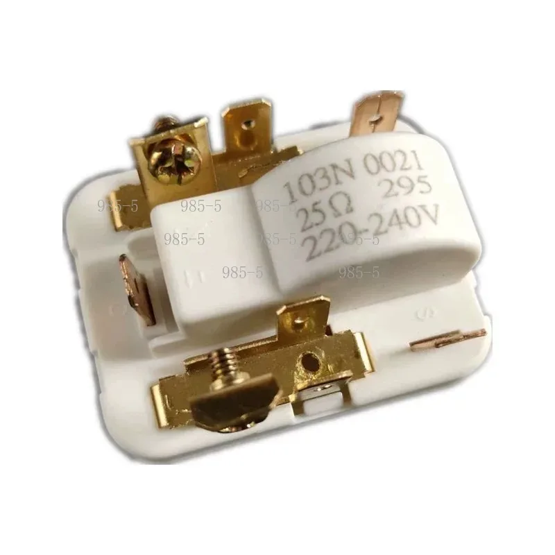 Refrigerator Freezer Compressor PTC Relay 25Ohm 220-240V 5 Pieces Starter Accessory
