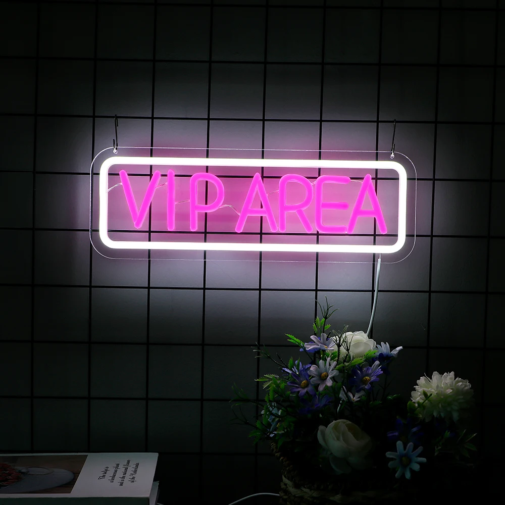 led dimmable wall neon sign light night light para bar game zone restaurante pub clube vinho cocktail party decor area vip 1pc 01