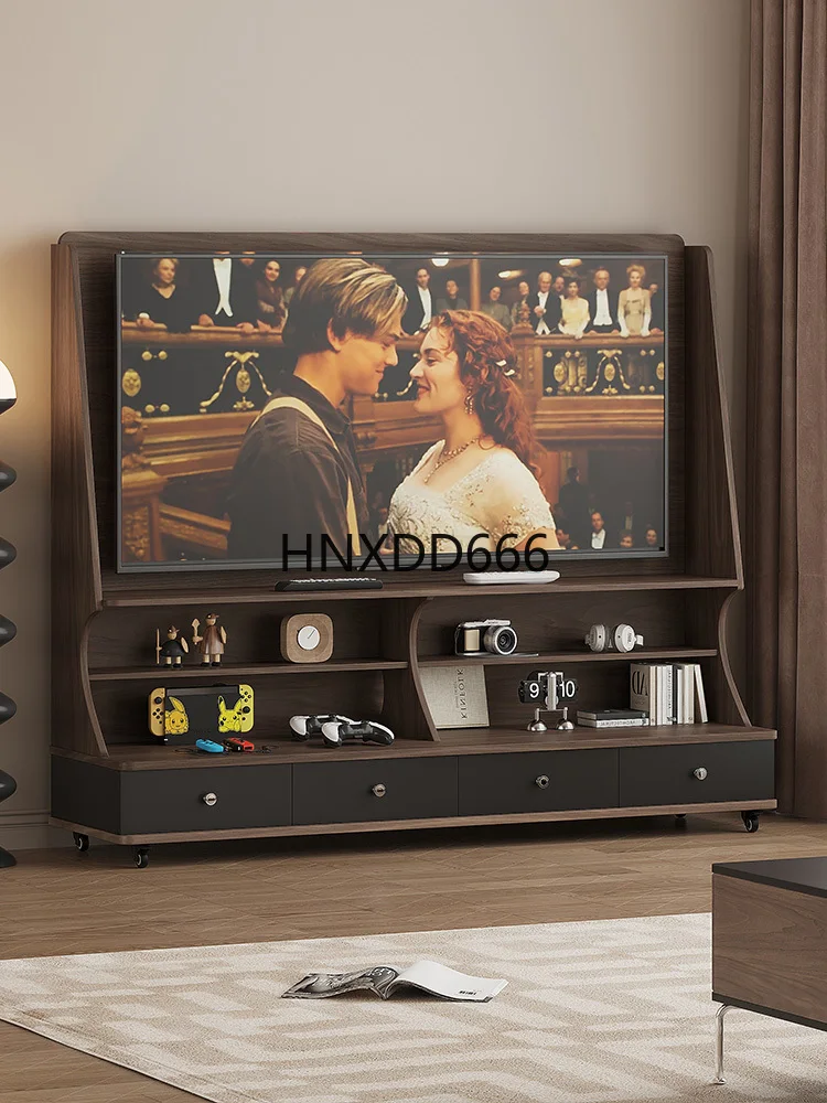 

Modern Internet celebrity small apartment removable TV cabinet