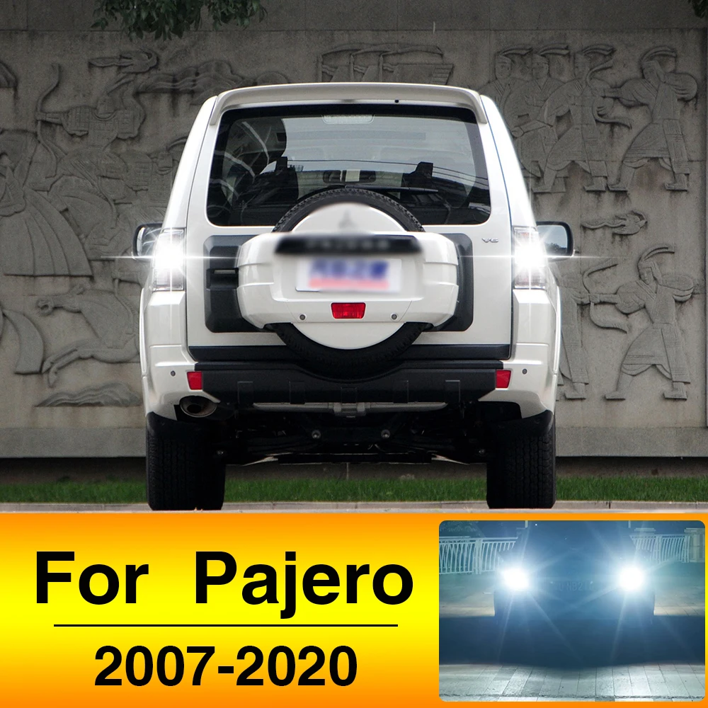 2pcs LED Reverse Light Backup Back Up Lamp For Mitsubishi Pajero V80 V93 V97 V98 Accessories 2007-2020 2015 2016 2017 2018 2019