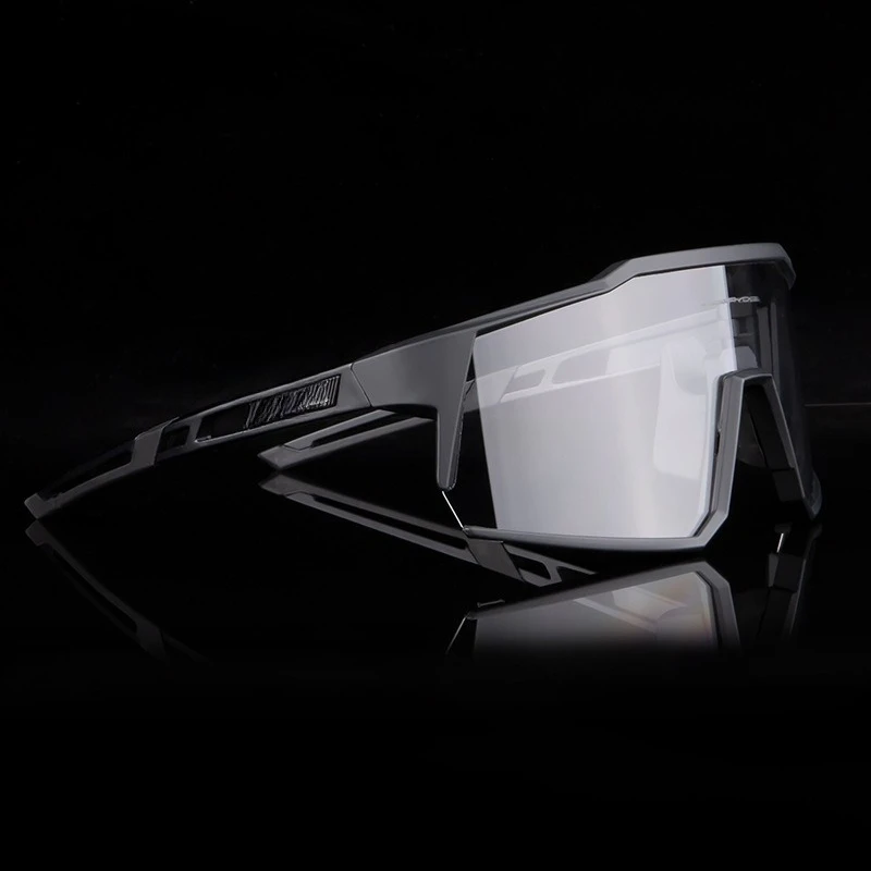 Anti-fog discoloration cycling glasses professional sports outdoor windproof women's myopia goggles