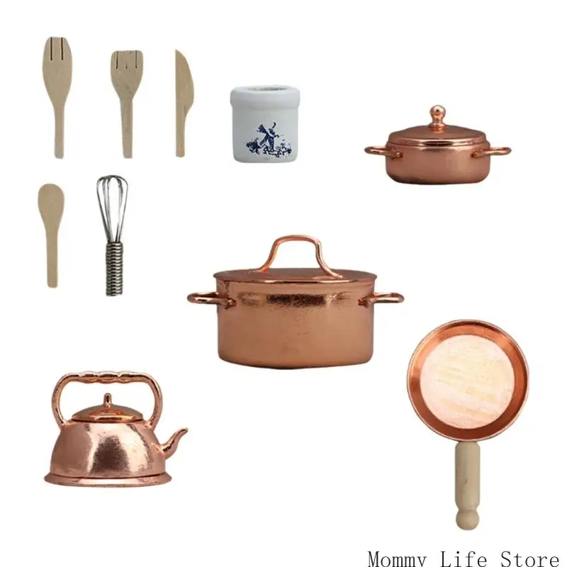 

1/12 Scale Small Metal Containers for Model Kitchen Accessories Collection