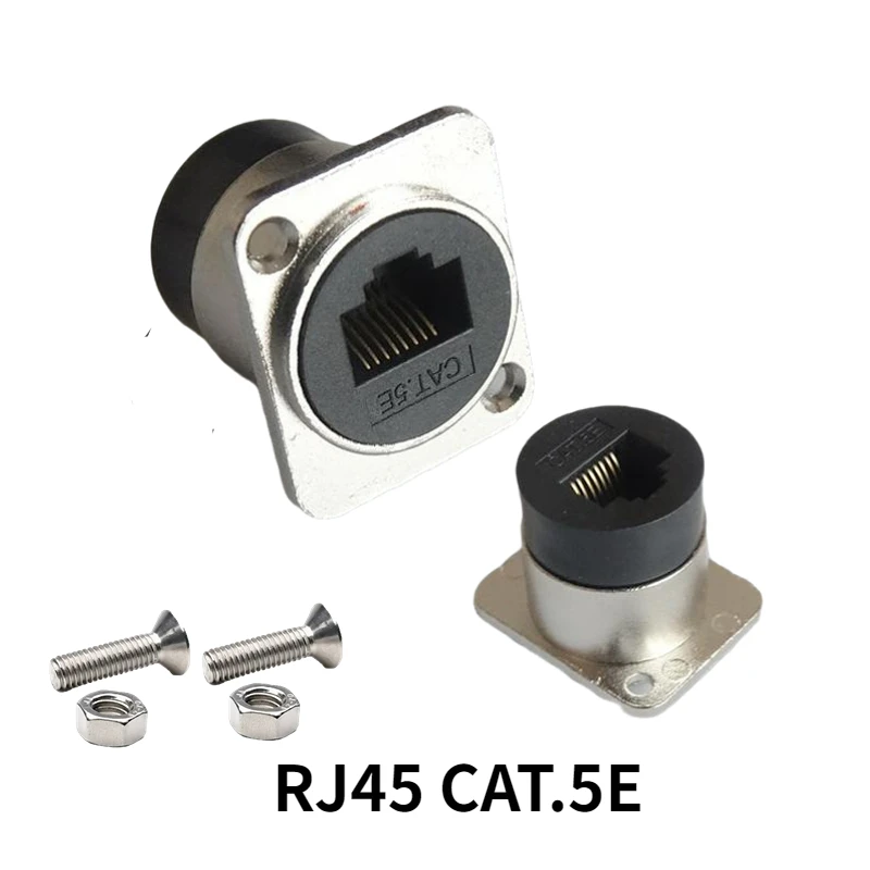 Tuerca fija para equipos de ordenador, conector de red RJ45, Cat 5, CAT5E